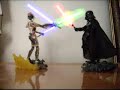 SW Action Figures Lightsaber Fight Compilation