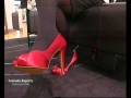 videos de mel barham in black opaque tights
