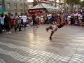Breakdance Street Performance in Barcelona, Spain