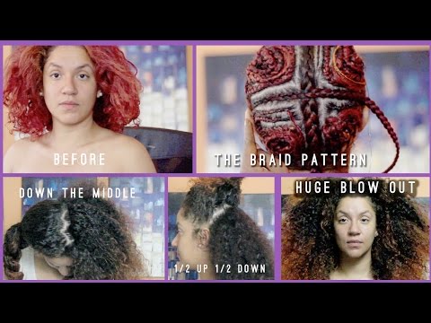 how to dye sew in weave