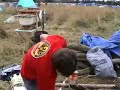 Climate Camp renewable energy - rocket stove