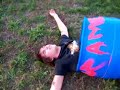 Justin gets knocked out