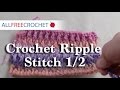 How To Crochet Ripple Stitch Part 1 of 2 - RH Ver Video