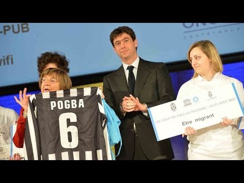 Agnelli presents Juventus' pro-integration schemes at UNESCO