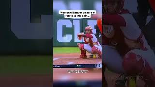 Softball player gets hit in groin and th ... Softball player gets hit in groin and th ...