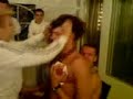 Yves B-day strip act door Cuvelier