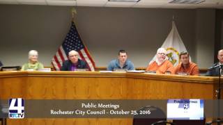 Rochester City Council Monthly Meeting