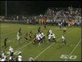 Corron Boston # 22 2009 Holly Springs Football highlights in white