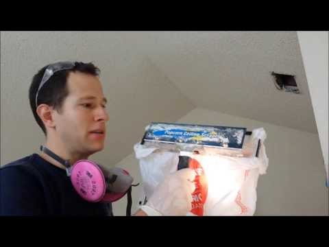 how to patch popcorn ceiling