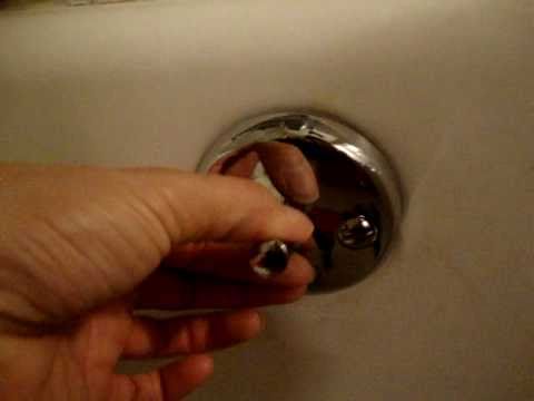 how to fix a bathtub trip lever