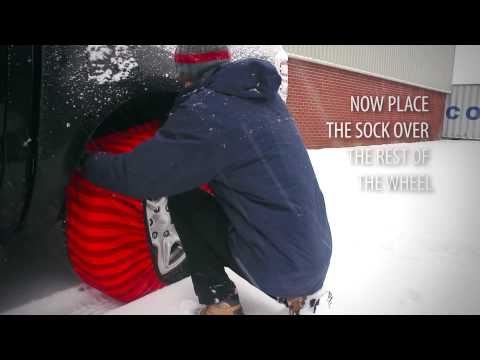 how to fit snow socks