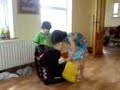 Tara & Ronan play with Pia