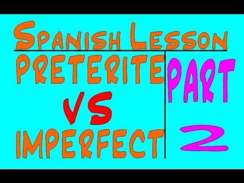 how to practice preterite vs imperfect