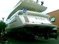 Trasporto mega yacht a Sabaudia Part I