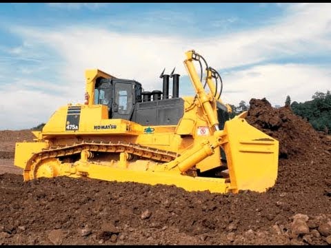 how to drive a komatsu dozer