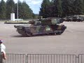 le char leclerc en demonstration.