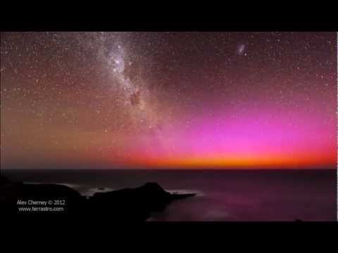 Aurora rossa in Australia Aurora rossa in Australia
