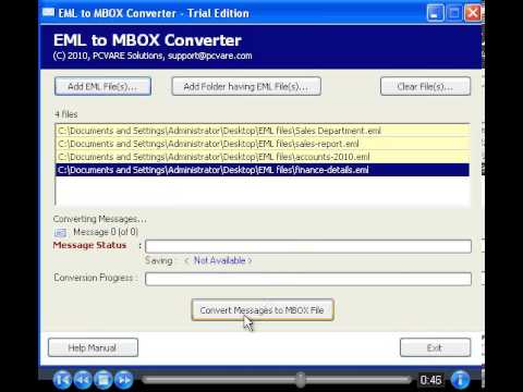 how to open mbox file