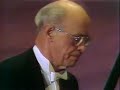 rare video of rudolf serkin.

rudolf serkin (march 28, 1903 -- may 8, 1991) was a bohemian-born pianist.

he was born in cheb (eger), bohemia (now czech republic) to a russian-jewish family. hailed as a child prodigy, serkin was sent to vienna at the age of nine, where he studied piano with richard robert and, later, composition with joseph marx making his public debut with the vienna philharmonic at 12. from 1918 to 1920 he studied composition with arnold schoenberg and participated actively in schoenberg's society for the private performance of music. he began a regular concert career in 1920, living in berlin with violinist adolf busch and his family, which included a then three-year-old daughter irene, whom serkin would marry 15 years later. throughout the 1920s and early 1930s, serkin performed throughout europe both as soloist and with busch and the busch quartet. with the rise of the nazi party in germany, serkin and the busches left berlin for switzerland.

in 1933 serkin made his first united states appearance at the coolidge festival in washington, dc, where he performed with adolf busch. in 1936 he launched his solo concert career in the u. s. with the new york philharmonic under arturo toscanini. the critics raved, describing him as 