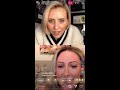 Faye Tozer and Claire Richards instagram live