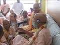 Morning Darshan of Srila Gurudev with HH Radhanath Swami