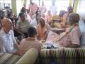 Morning Darshan of Srila Gurudev with HH Radhanath Swami