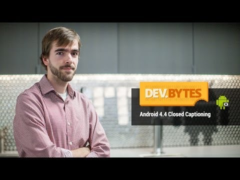 Closed - Displaying closed captions in your app's videos can be quick and simple in Android 4.4 KitKat,. Learn how to attach timed text tracks to VideoView and allow ...