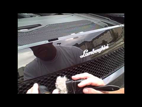 How to condition lamborghini plastics