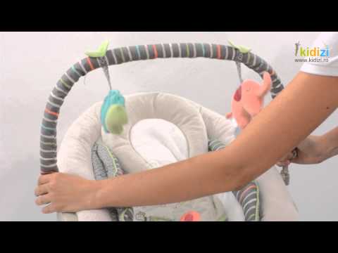 Prezentare video Bright Starts balansoar Cradling Bouncer