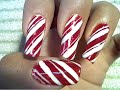 Candy Cane Nail Art a la Julieg713