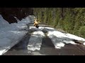 RobsNet.com Ride to Cooper Lake WA - Goldwing crash in snow