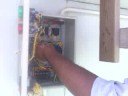 Ronald Mark checking Main-contactor on the chiller