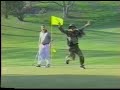 Unsuspecting golfers meet Dee Rino in training