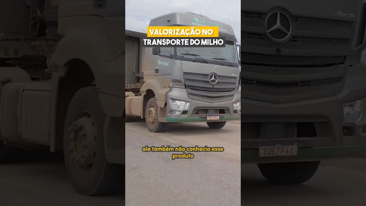 Valorização no transporte do milho