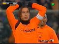 Pallonetto da centrocampo di Totti in Fiorentina-Roma