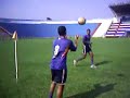 Soccer Training Head in the Ball with Displacement