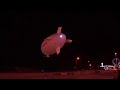 night flight of RC airship with on board camera