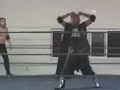 Crazy fan at wrestling match