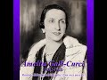 amelita galli-curci (1882-1963)
rossini : il barbiere di siviglia

amelita galli-curci , 1889-1963, italian coloratura soprano. she studied piano at the milan conservatory and meanwhile trained her own voice. from the time she made her debut in the role of gilda in rigoletto in 1906 until goiter forced her retirement from opera in 1930, her full and golden voice won great praise; at her best she was not excelled by any coloratura of her day. after her american debut (chicago, 1916) she sang with the chicago opera company until 1924. at the metropolitan opera, new york city, she sang first in 1921 and regularly from 1926 to 1930, presenting all the standard coloratura roles.

una voce poco fa:
qui'nel cor mi risuono!
il mio cor ferito e gia;
e lindor fu che il piago.
si, lindoro mio sara!
lo giurai, la vincero.
il tutor ricusera;
io l'ingengno aguzzero;
alla fin s'acchettera,
e contenta io restero,
si, lindoro mio sara!
lo giurai-la vincero.
io sono docile, son rispettosa,
sono obbediente, dolce, amorosa;
mi lascio reggere, mi fo guidar.
ma se mi toccano dov'e' il mio debole
saro' una vipera e cento trappole
prima di cedere faro' giocar.
si' si', la vincero'. potessi almeno
mandargli questa lettera. ma come?
di nessun qui mi fido;
il tutore ha cent'occhi basta, basta;
sigilliamola intanto.

-------------

i heard a little voice just now:
oh, it has thrilled my very heart!
i feel that i am wounded sore;
and it was lindor who hurled the dart.
yes, lindor, dearest, shall be mine!
i've sworn it, and we'll never part.
my guardian sure will never consent;
but i must sharpen all my wit;
content at last, he will relent,
and we, oh joy! be wedded yet,
yes, lindor, i have sworn to love!
and, loving, we'll our cares forget.
...