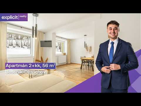 Video Prodej apartmánu 2+kk 56 m², Jeseník - Dětřichov
