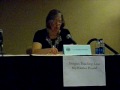 Lois mcmaster Bujold read chapter one of her new Miles Vorkosigan book. It will be out next year in November. I don't have the whole chapter recorded. To learn more go to: www.dendarii.com or blogs.myspace.com