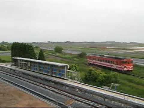 境線　線路切替区間