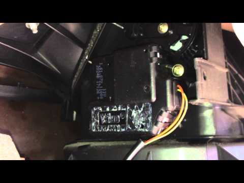 how to repair peugeot 407 heater flap