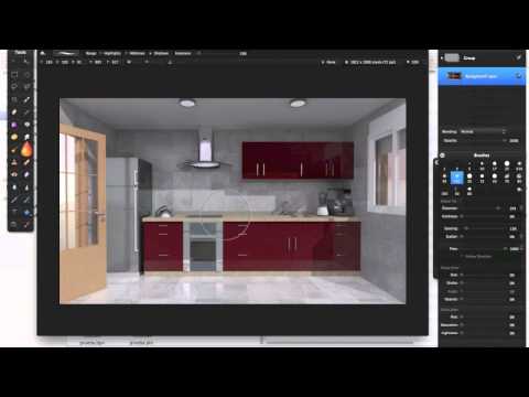 pixelmator 2 tutorial - Tutorial de retoque básico realizado con Pixelmator sobre un render realizado en Artlantis. Las técnicas que se aplican en el tutorial se pueden usar como ph...