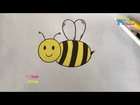 video-linktoworks-How to draw a bee. - YouTube