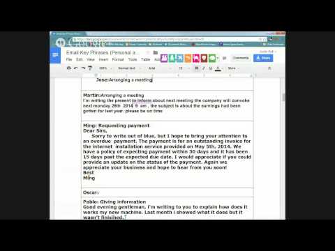how to practice email writing