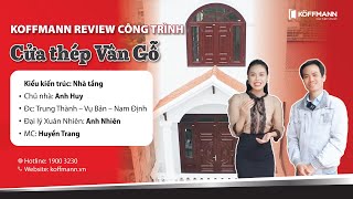 Review bộ đôi siêu phẩm cửa thép vân gỗ ĐỘC ĐÁO - ẤN TƯỢNG