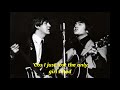 (Karaoke)I'll Cry Instead by The Beatles