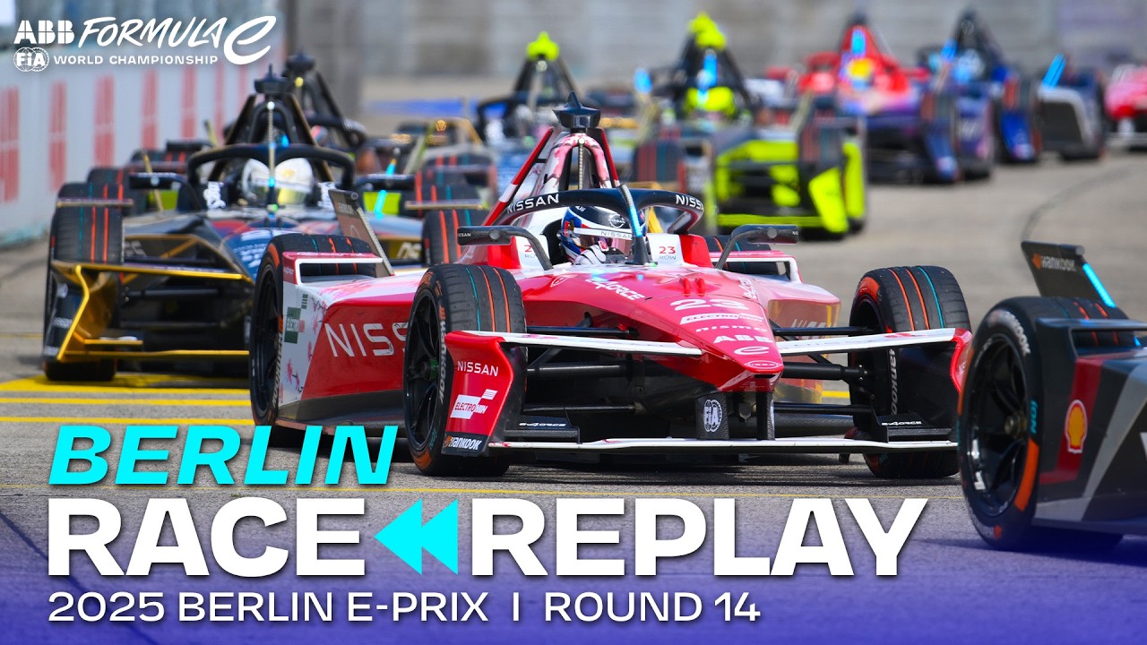 FULL RACE REPLAY | 2025 Berlin E-Prix Round 14 | Formula E