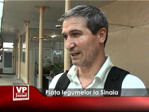 Piaţa legumelor la Sinaia